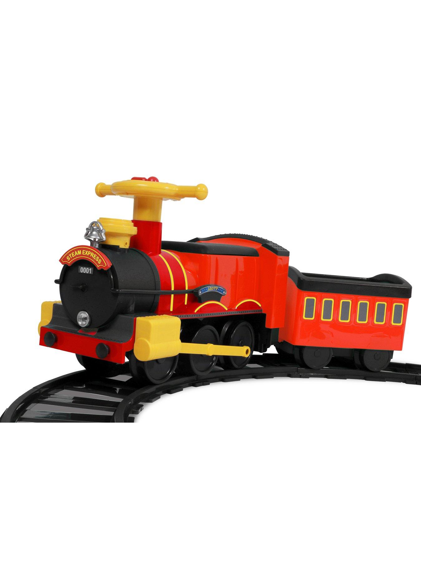 Steam Train 6 Volt with 4 x Straight and 4 x Curved Track Packs Special Pack