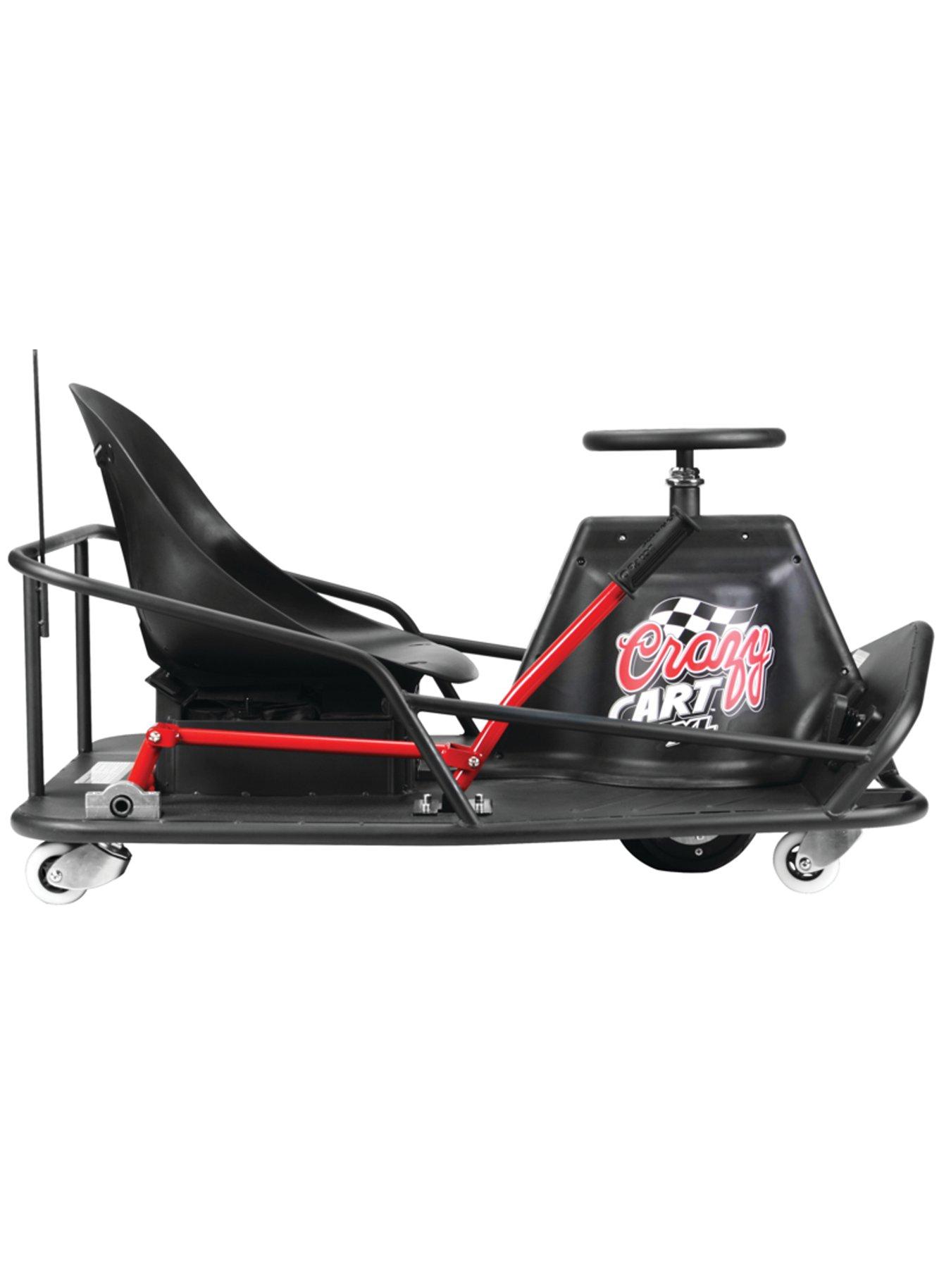 Razor Crazy Cart XL Adult Electric Go Kart 16 Black Very
