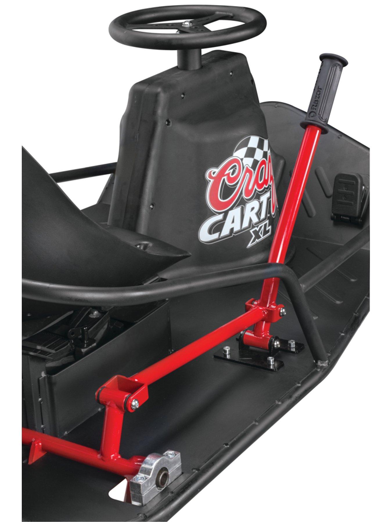 Image 5 of 8 of Razor Crazy Cart XL - Adult Electric Go Kart, 16+ - Black
