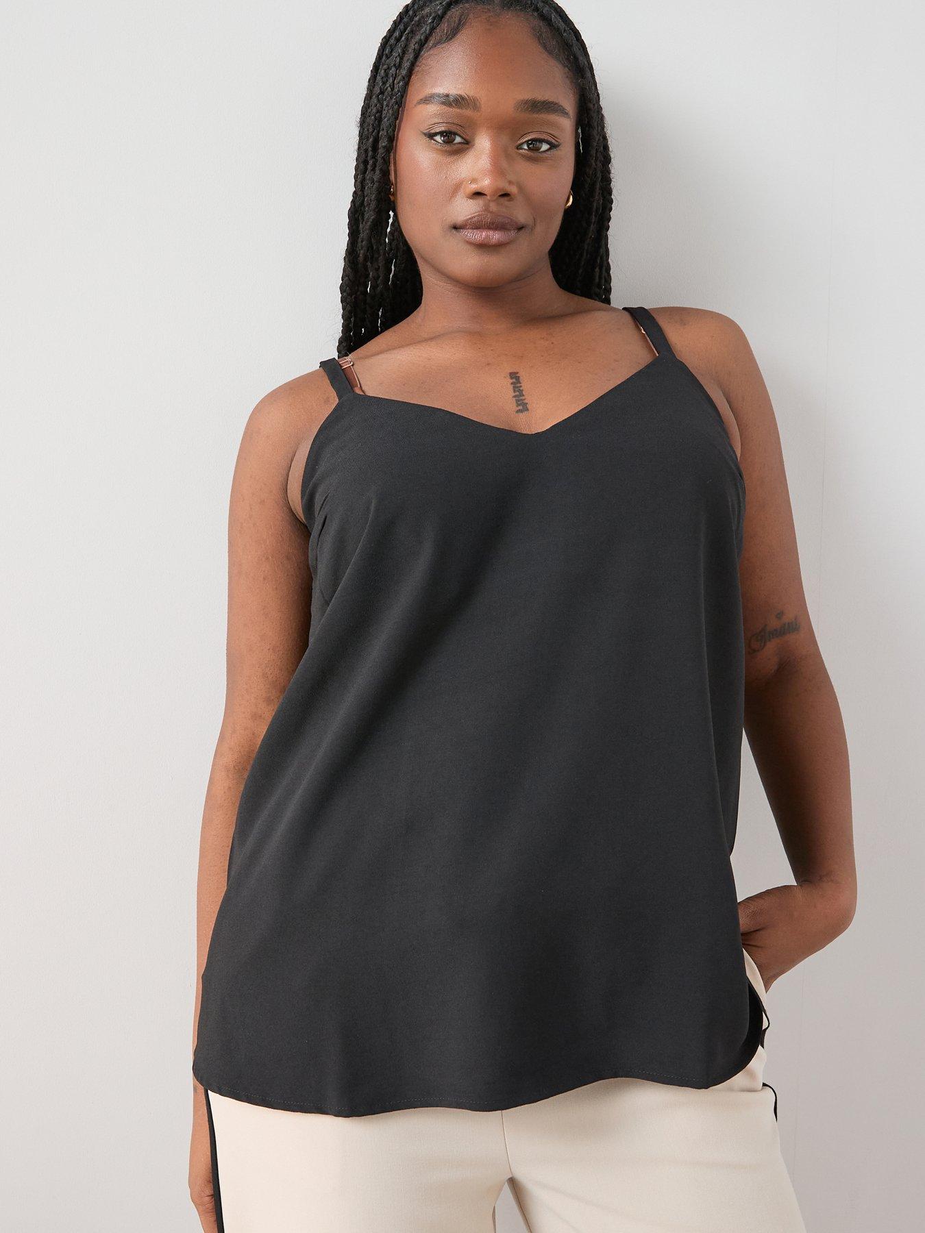 The Very Collection Curve Essential Longline Cami - Black | Very