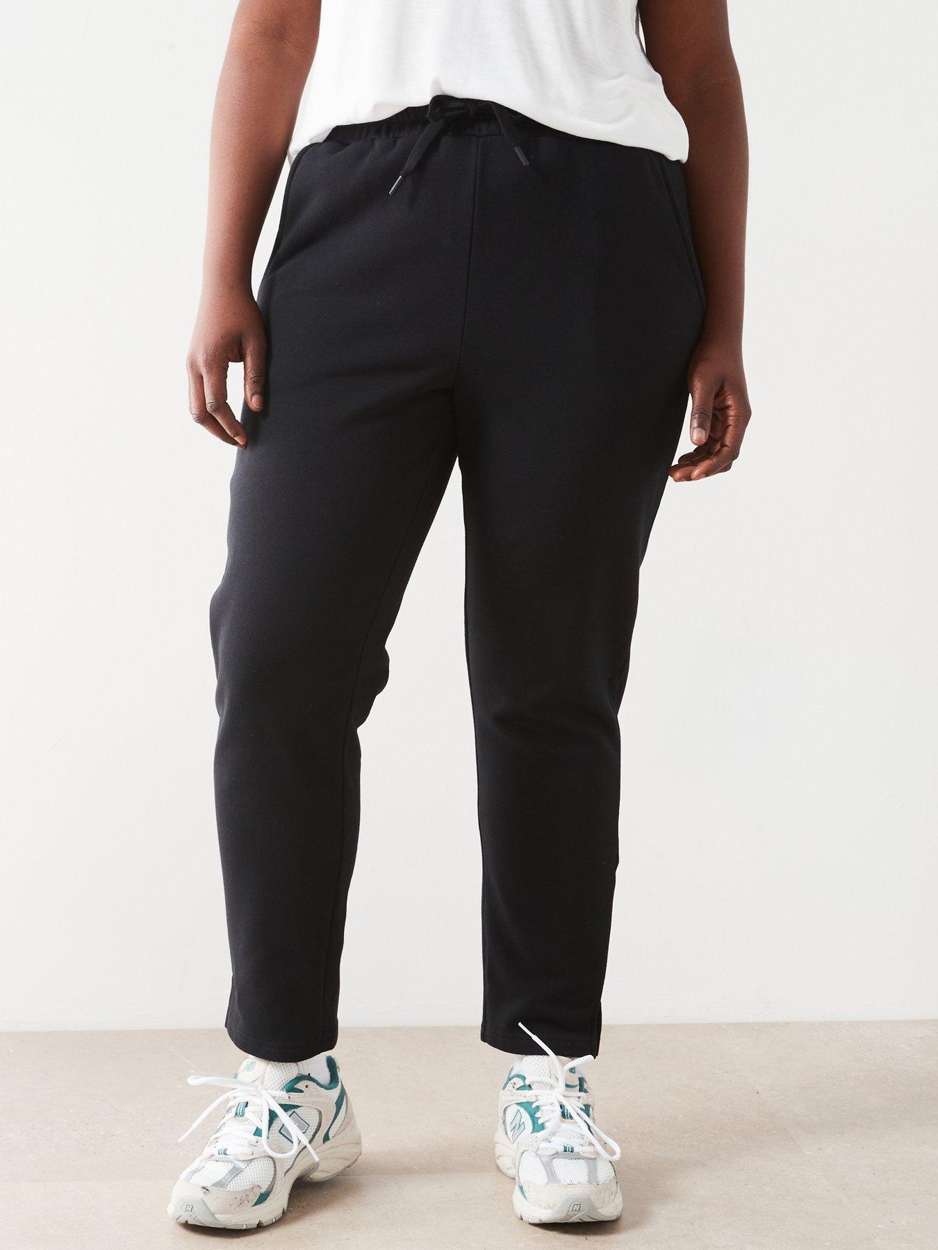 Image 1 of 6 of V by Very Curve Straight Leg Jogger - Black