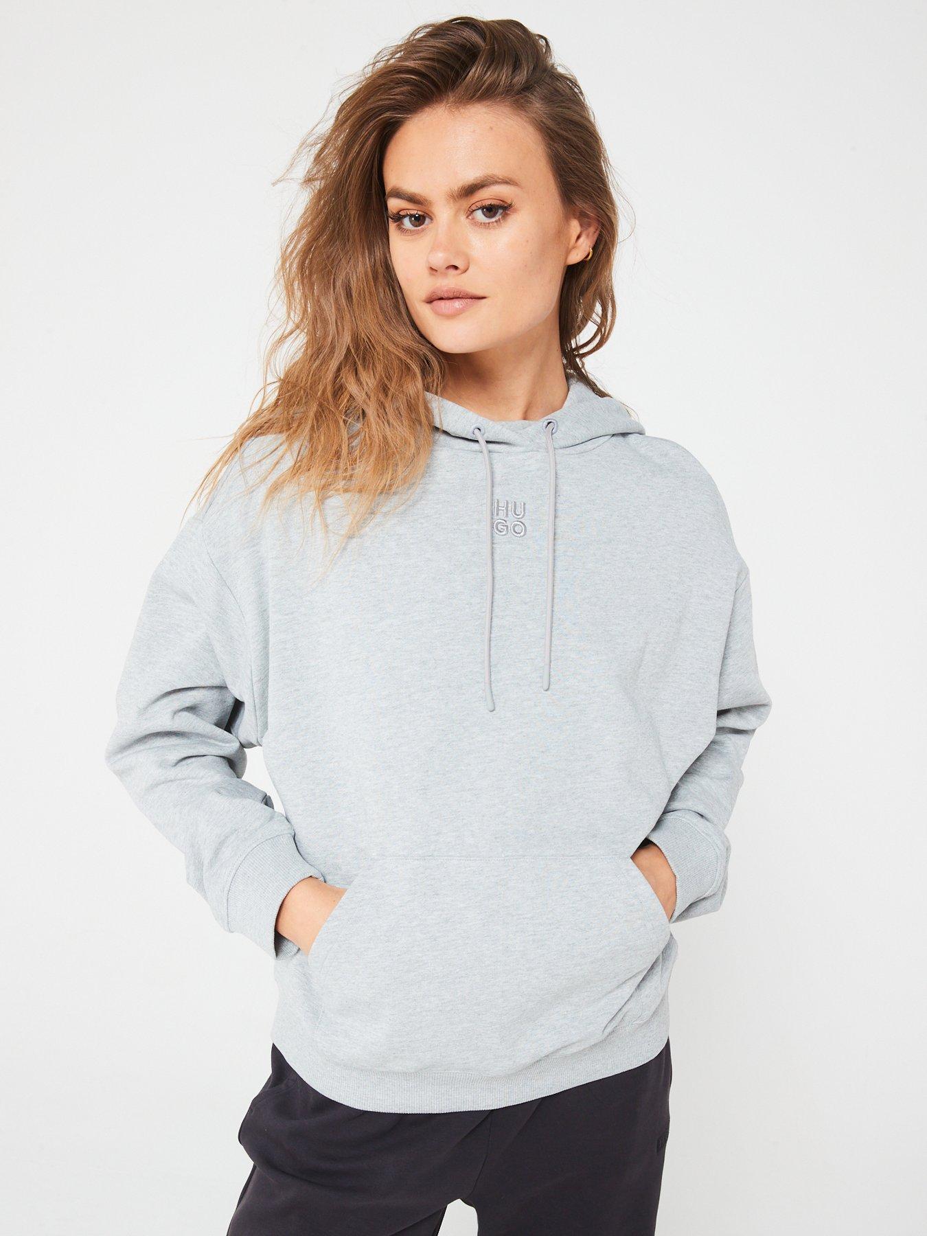 Hoodie with logo on chest sale