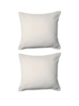 Product photograph of Woven Cushion Covers Pair from very.co.uk