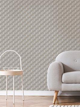 Product photograph of Sublime Vintage Geometrics Neutral Wallpaper from very.co.uk