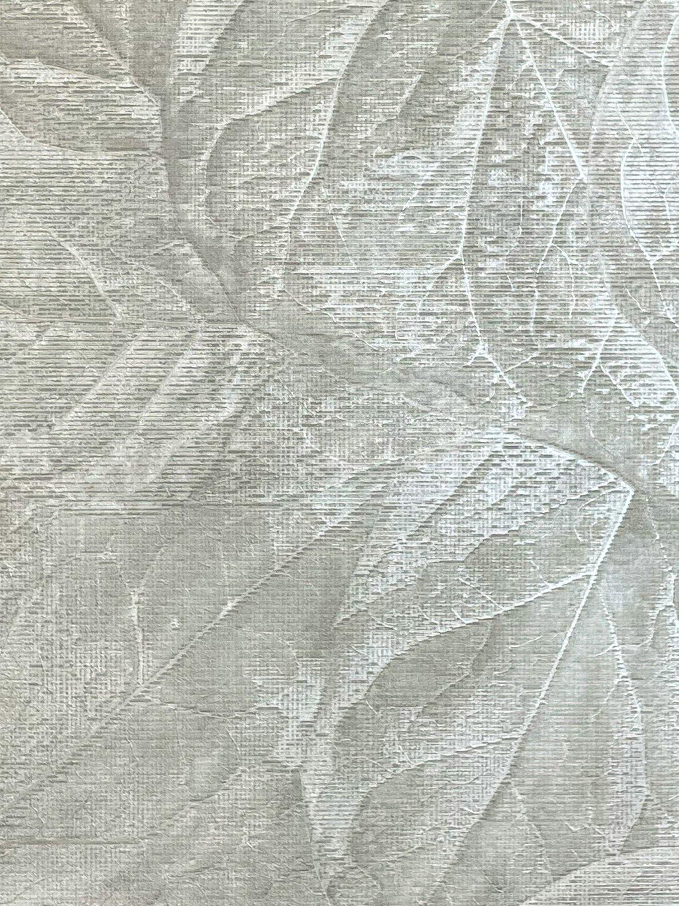 Image 3 of 5 of Fine Decor Aspen Leaf Wallpaper - Stone