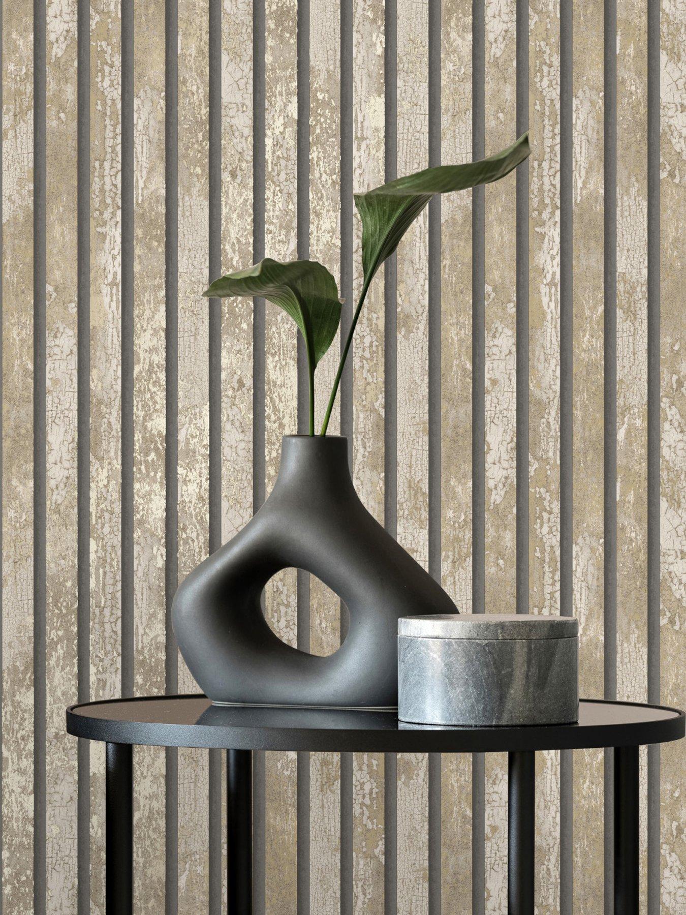 Image 4 of 5 of Fine Decor Oxidise Carbon Wallpaper in Natural