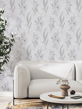 Product photograph of Fresco Jasmine Mauve Wallpaper from very.co.uk