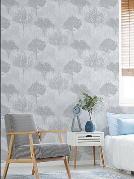 Product photograph of Superfresco Easy Birch - Silver Wallpaper from very.co.uk