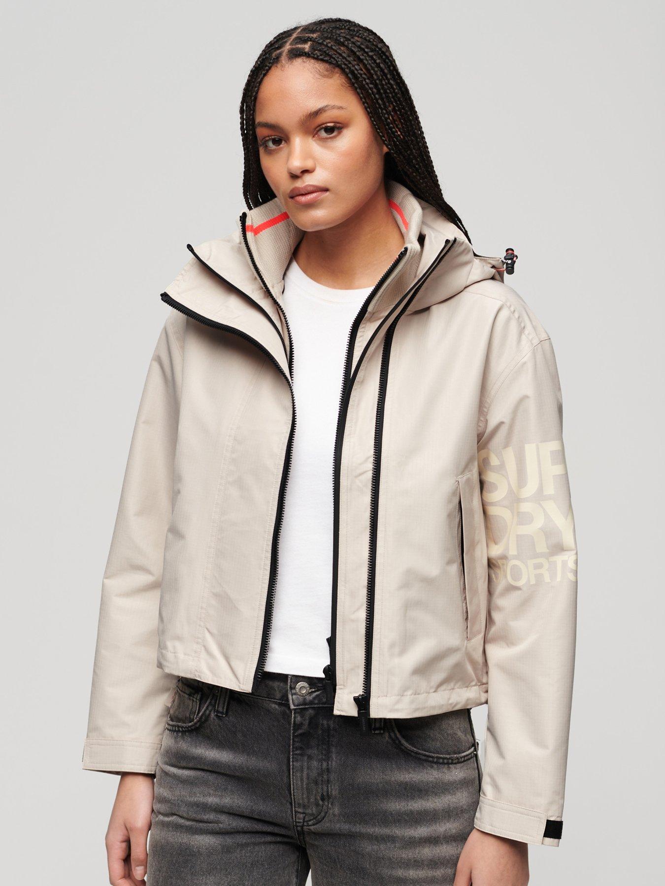 Superdry hotsell windcheater grey