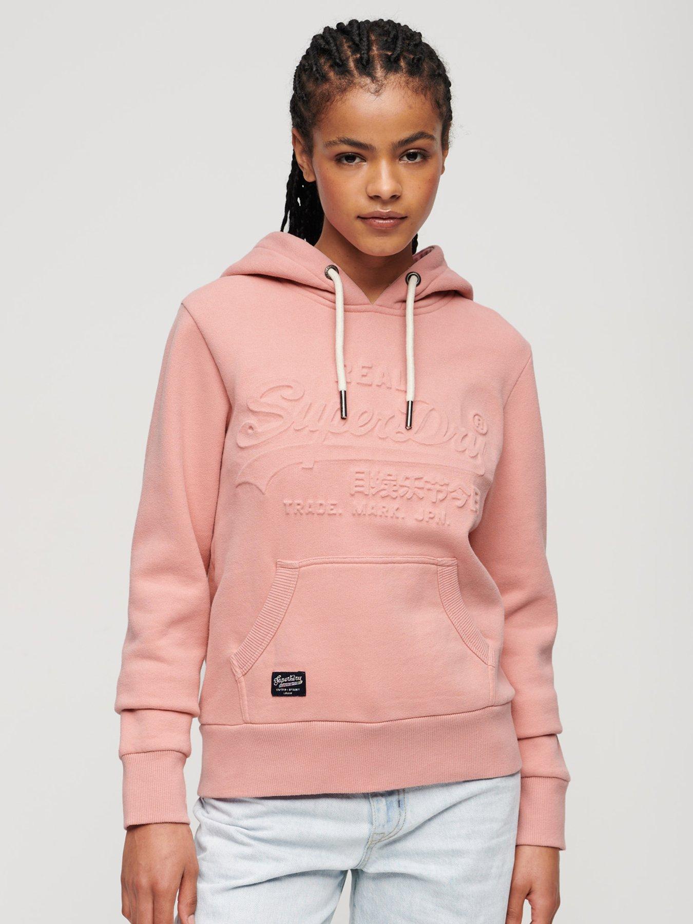 Pink graphic outlet hoodie