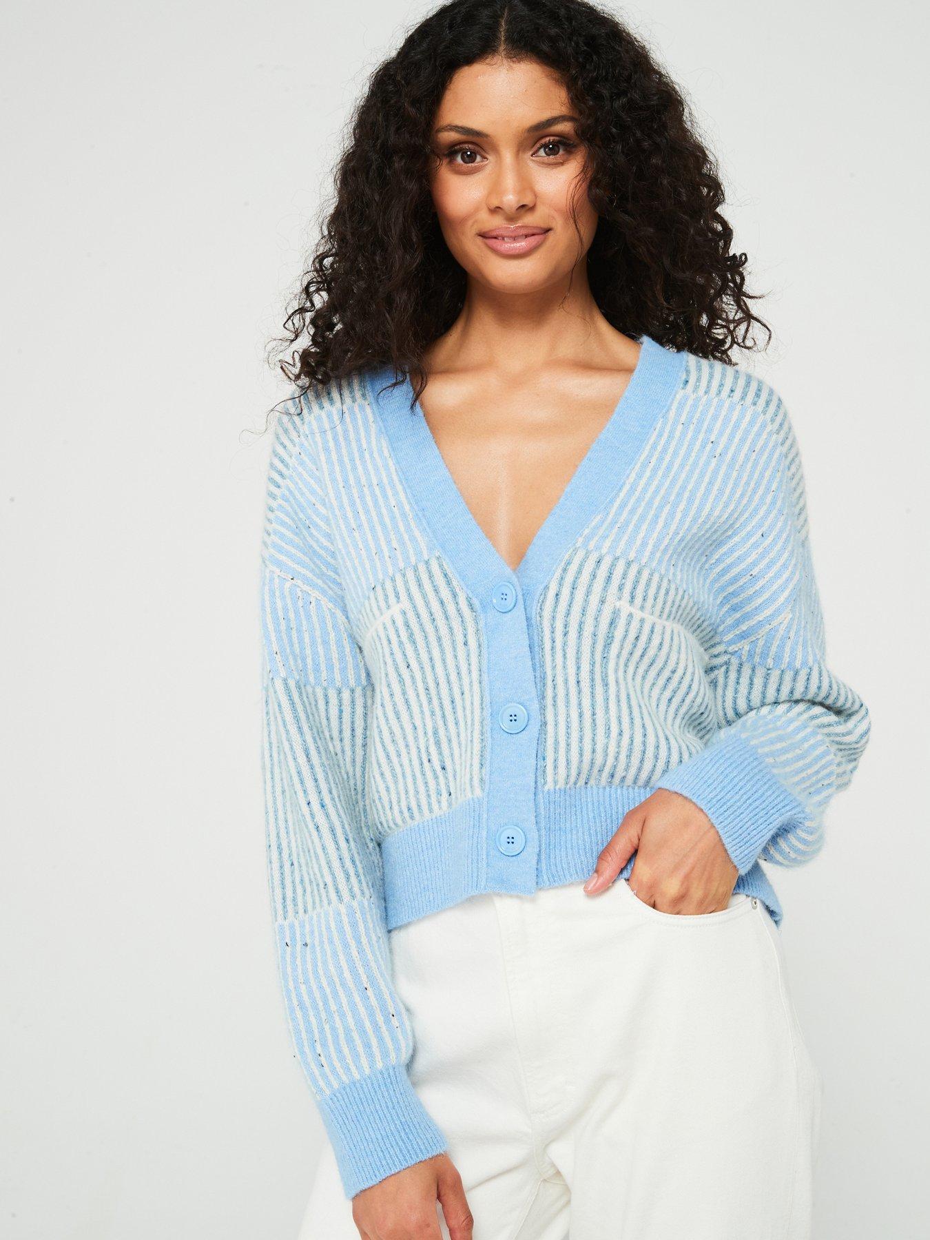 undefined Fasco Wool Mix Cardigan - Blue