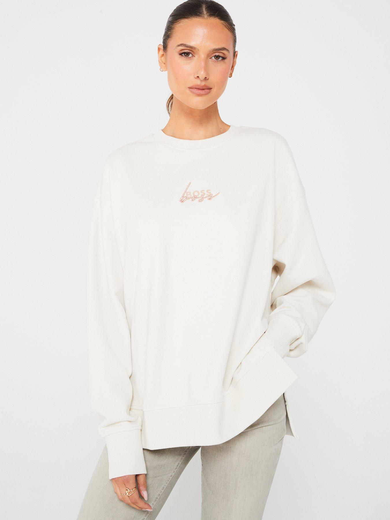 White sweatshirt womens uk sales