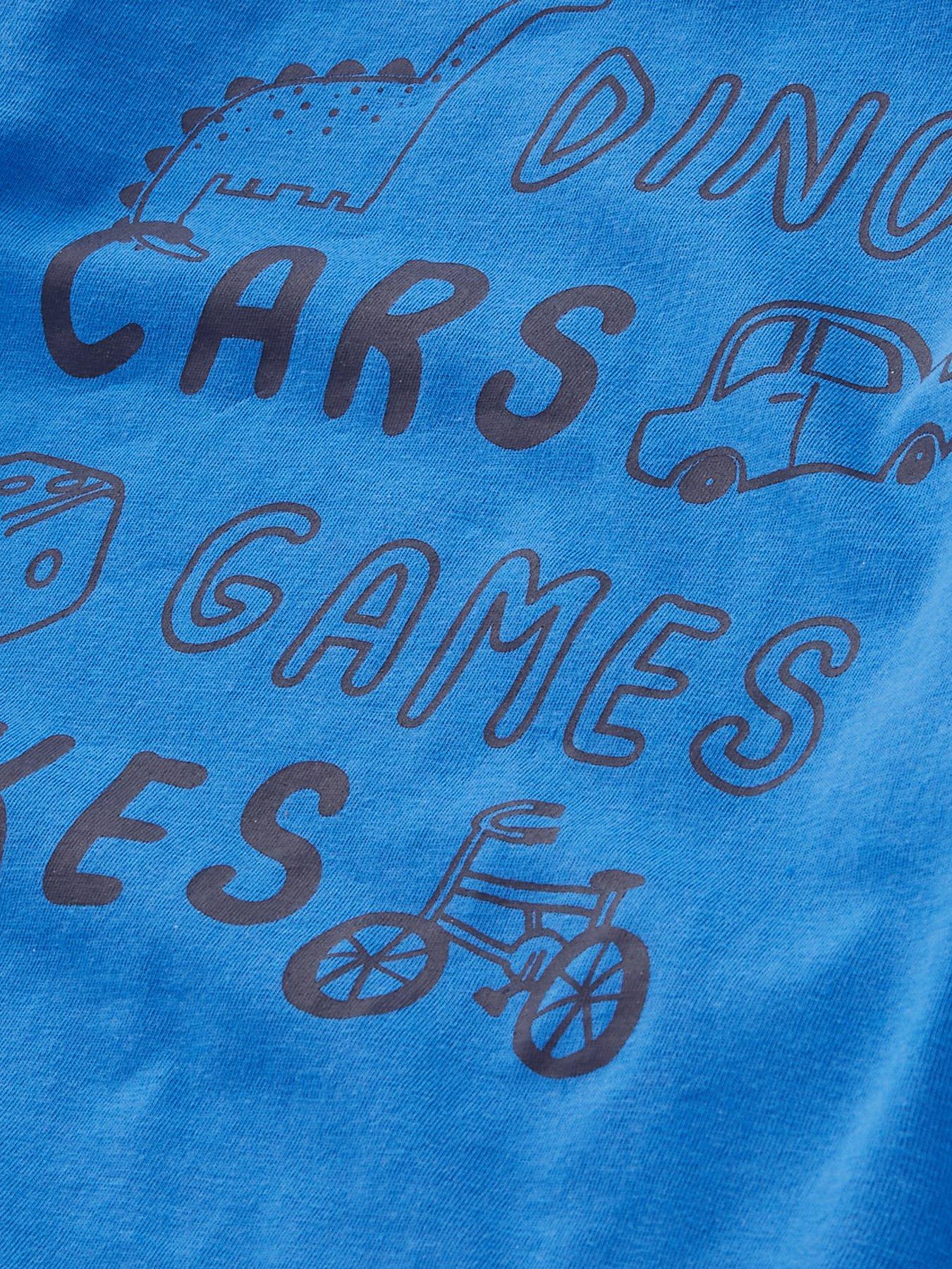 Image 3 of 4 of Everyday Boys Dinosaur Cars Print Longsleeve Top - Multi