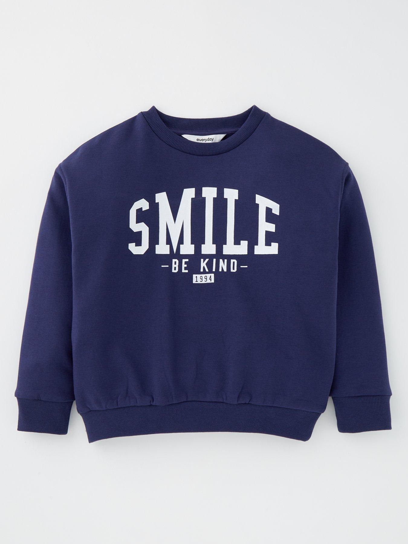 Smile sweatshirt hotsell
