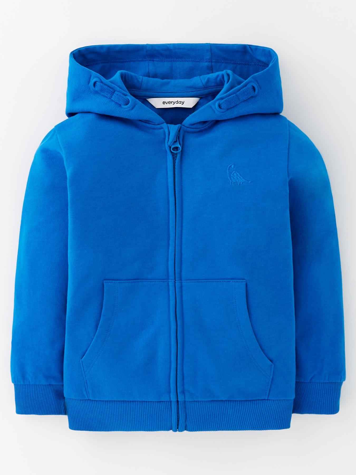 undefined Boys Zip Through Hoody - Blue