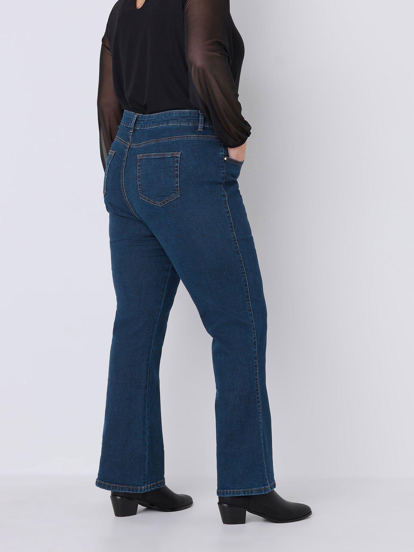 Image 2 of 4 of Evans Curve Fit Indigo Bootcut Jean