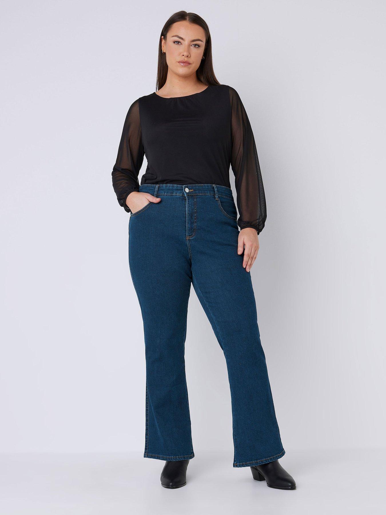 Image 3 of 4 of Evans Curve Fit Indigo Bootcut Jean