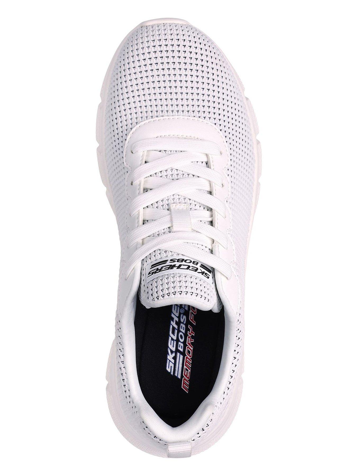 Skechers white memory foam clearance