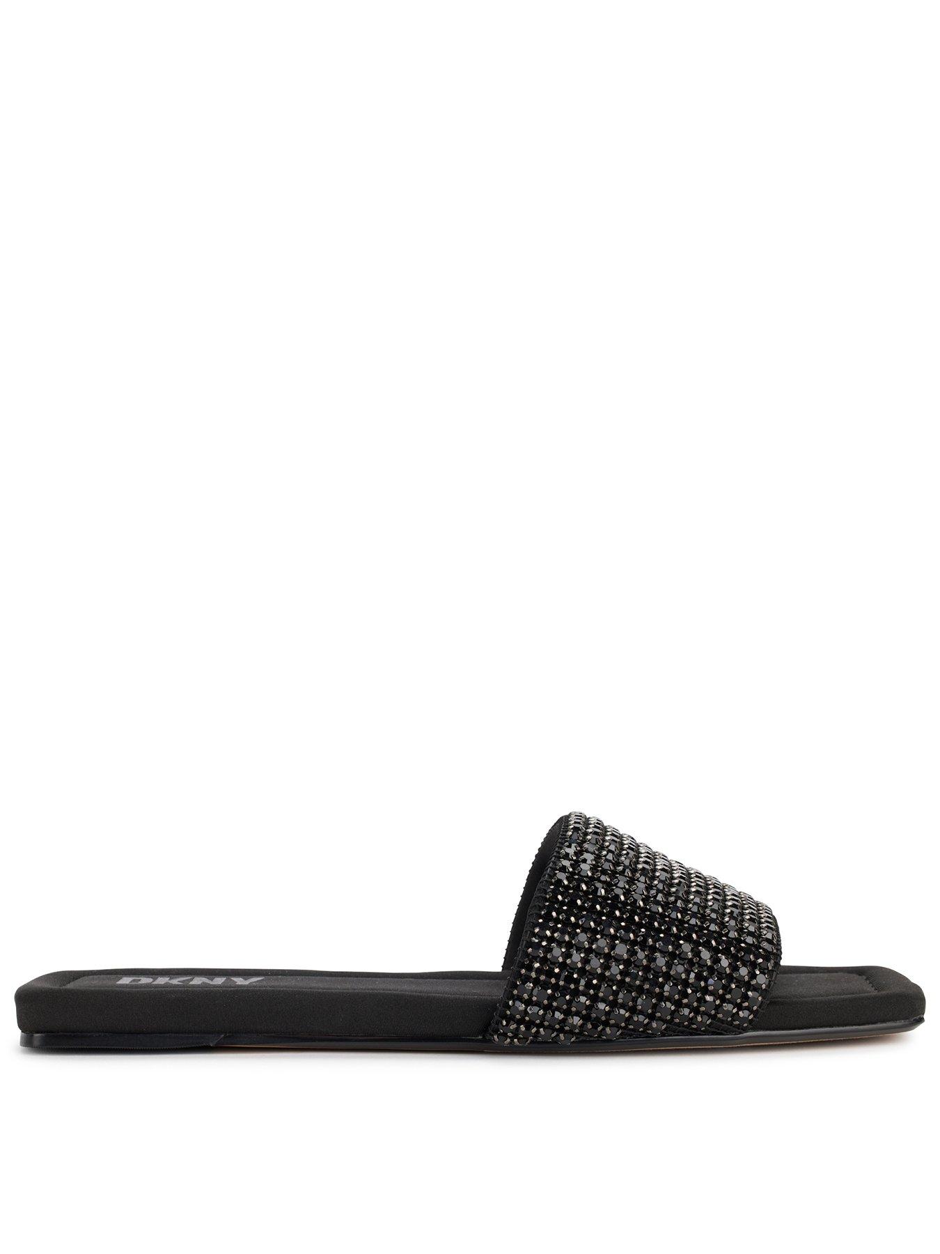 dkny-devlyn-flat-slide-black