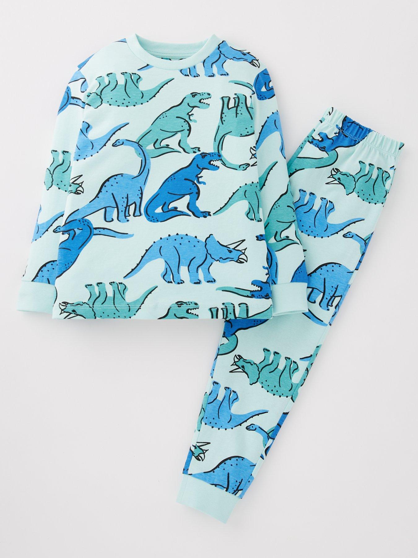 Dinosaur pajamas boy hotsell