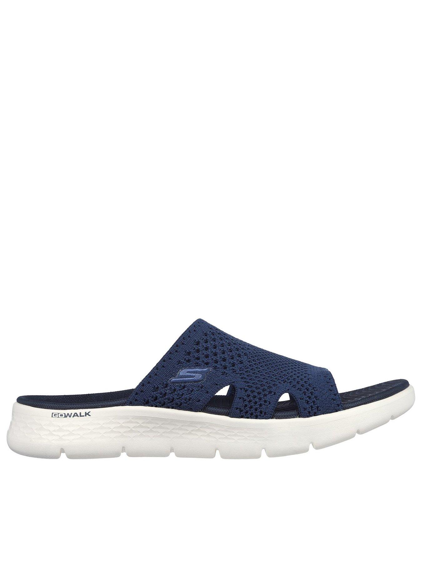 Skechers Go Walk Flex Slider Sandal Navy Very