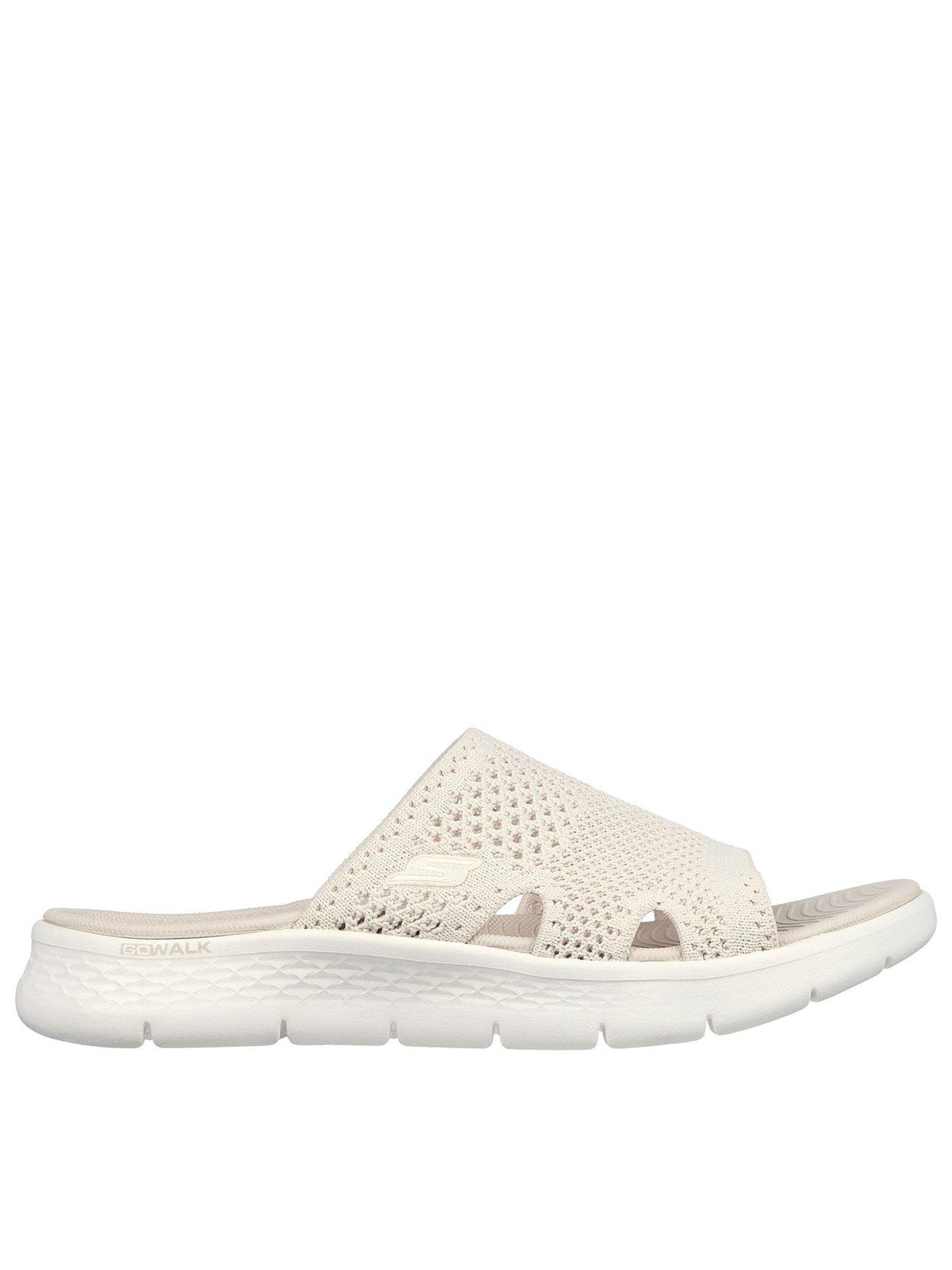 Beige skechers store go walk