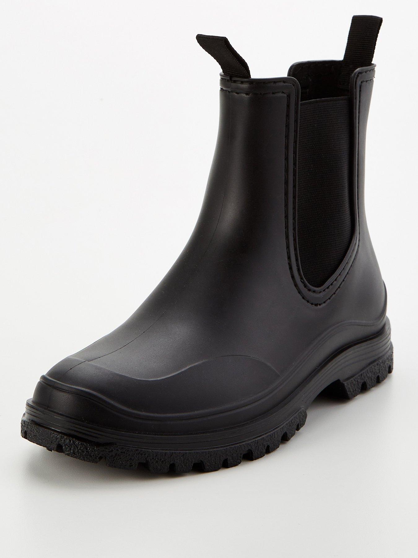 Image 2 of 7 of V by Very Chunky Ankle Wellies - Black