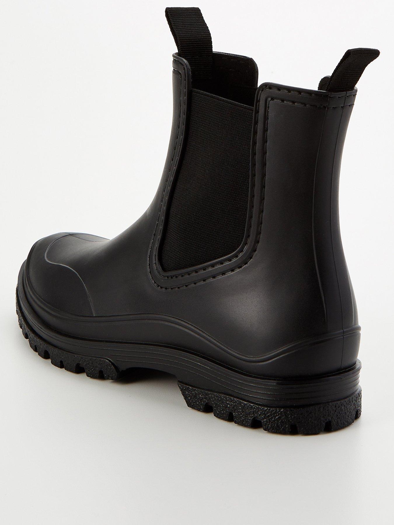 Image 3 of 7 of V by Very Chunky Ankle Wellies - Black