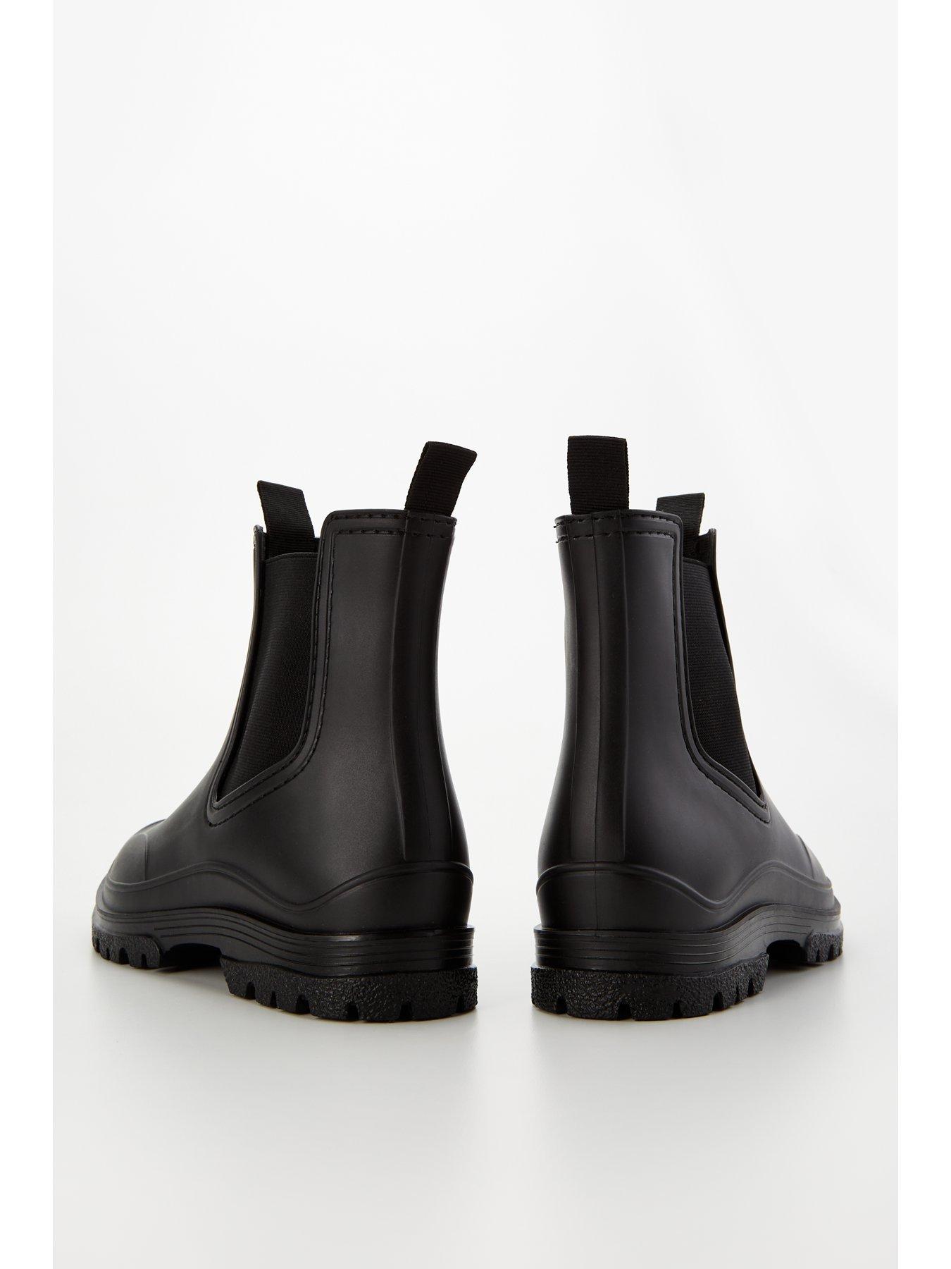 Image 6 of 7 of V by Very Chunky Ankle Wellies - Black