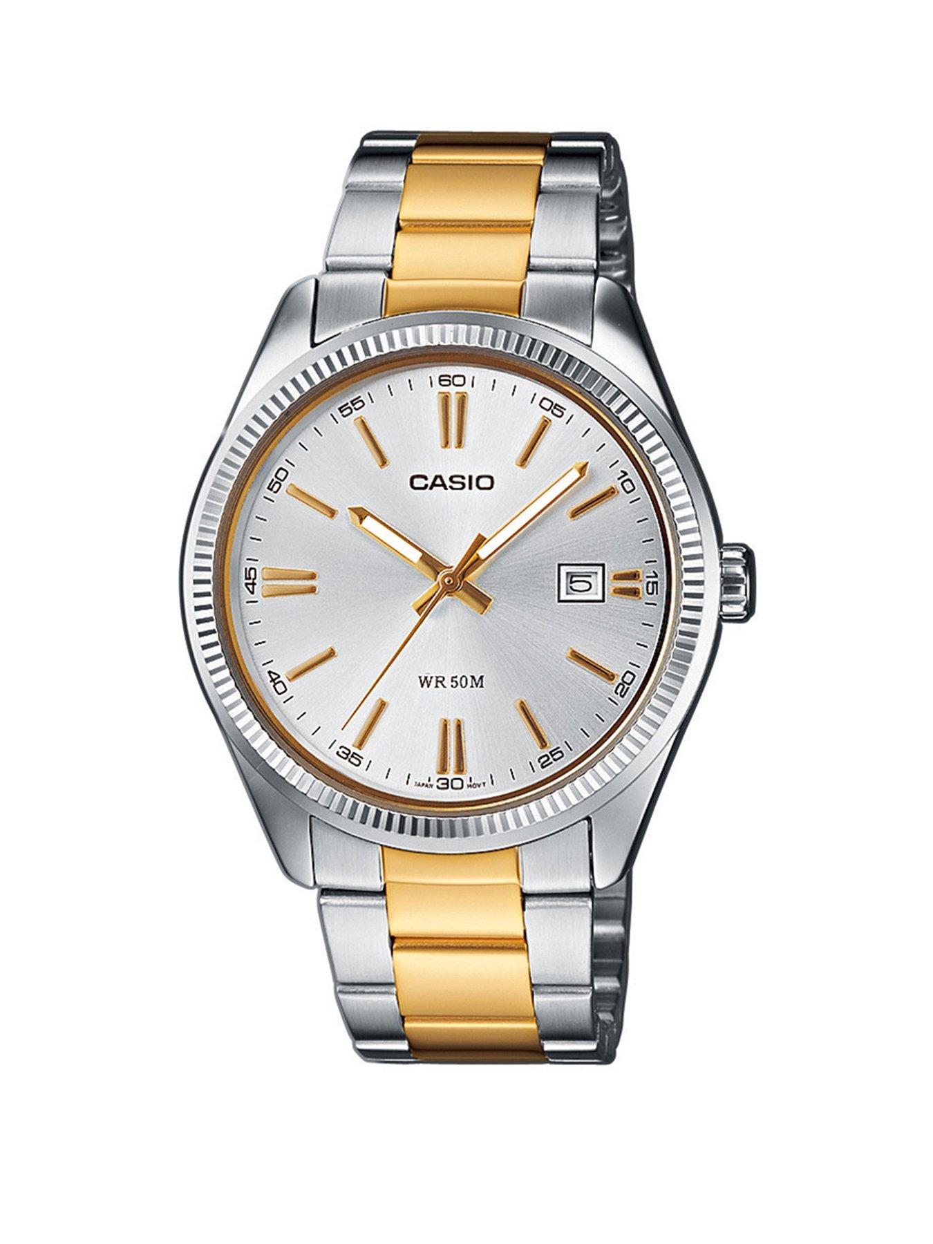 Casio MTP-1302PSG-7AVEF Two Tone Bracelet Watch