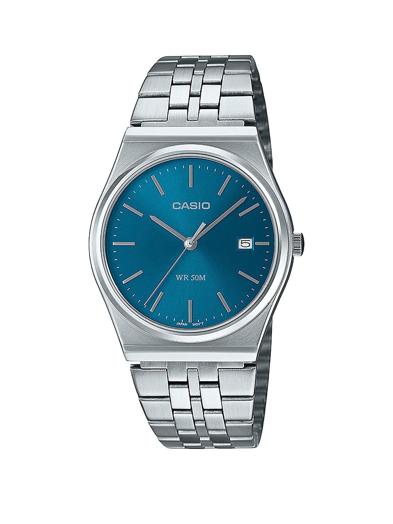 undefined MTP-B145D-2A2VEF Stainless Steel Bracelet Watch