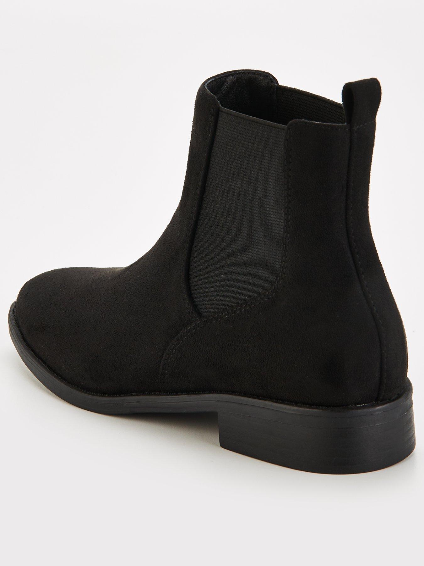 Wide Fit Chelsea Ankle Boot Black