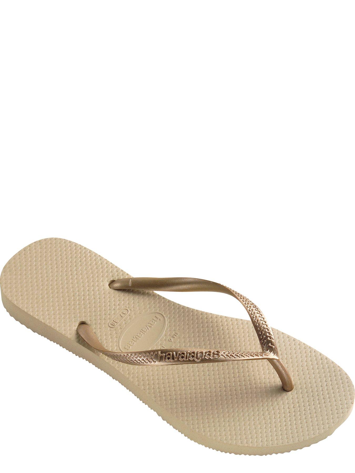 Havaianas Slim Flip Flops - Sand | Very.co.uk