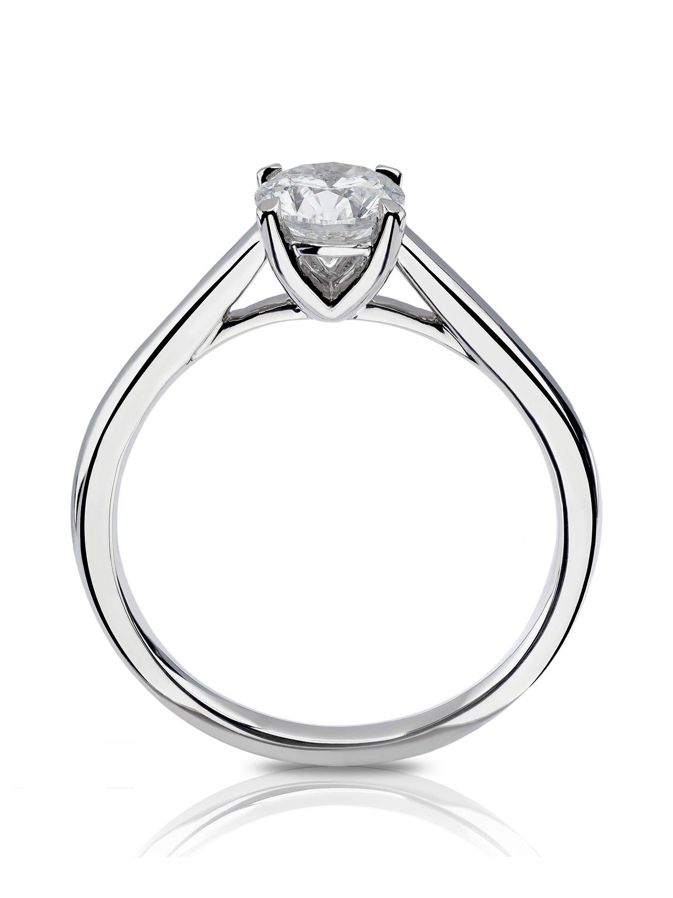 Ernest jones diamond hot sale solitaire rings