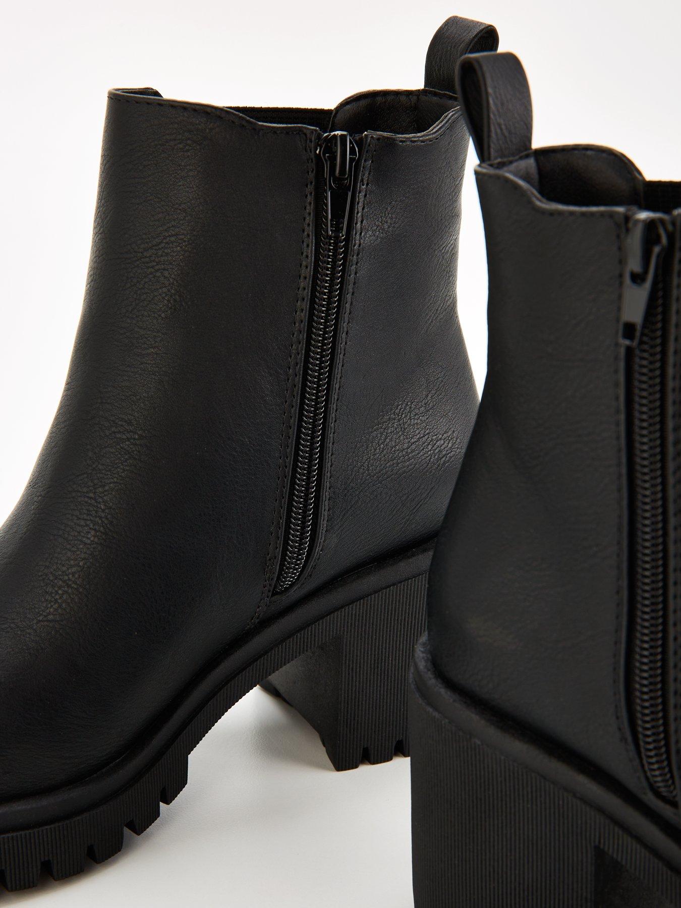 Platform chelsea ankle boots clearance