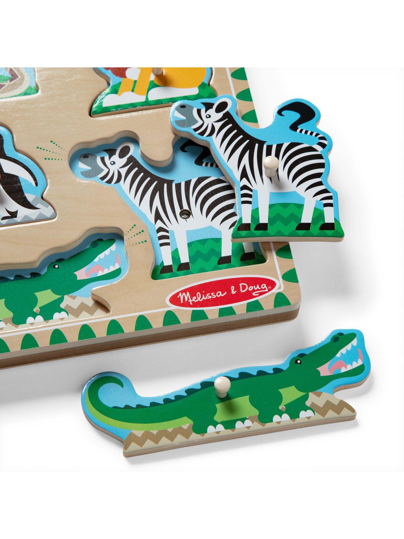 Image 5 of 8 of Melissa & Doug Zoo Animals Sound Puzzle