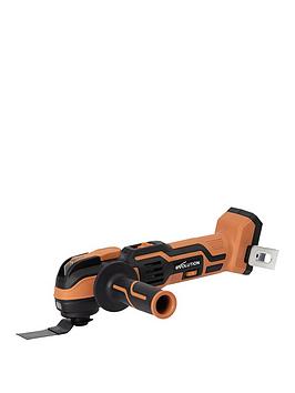 Product photograph of Evolution Cordless Multi Tool 18v R18mlt-li Bare Unit from very.co.uk