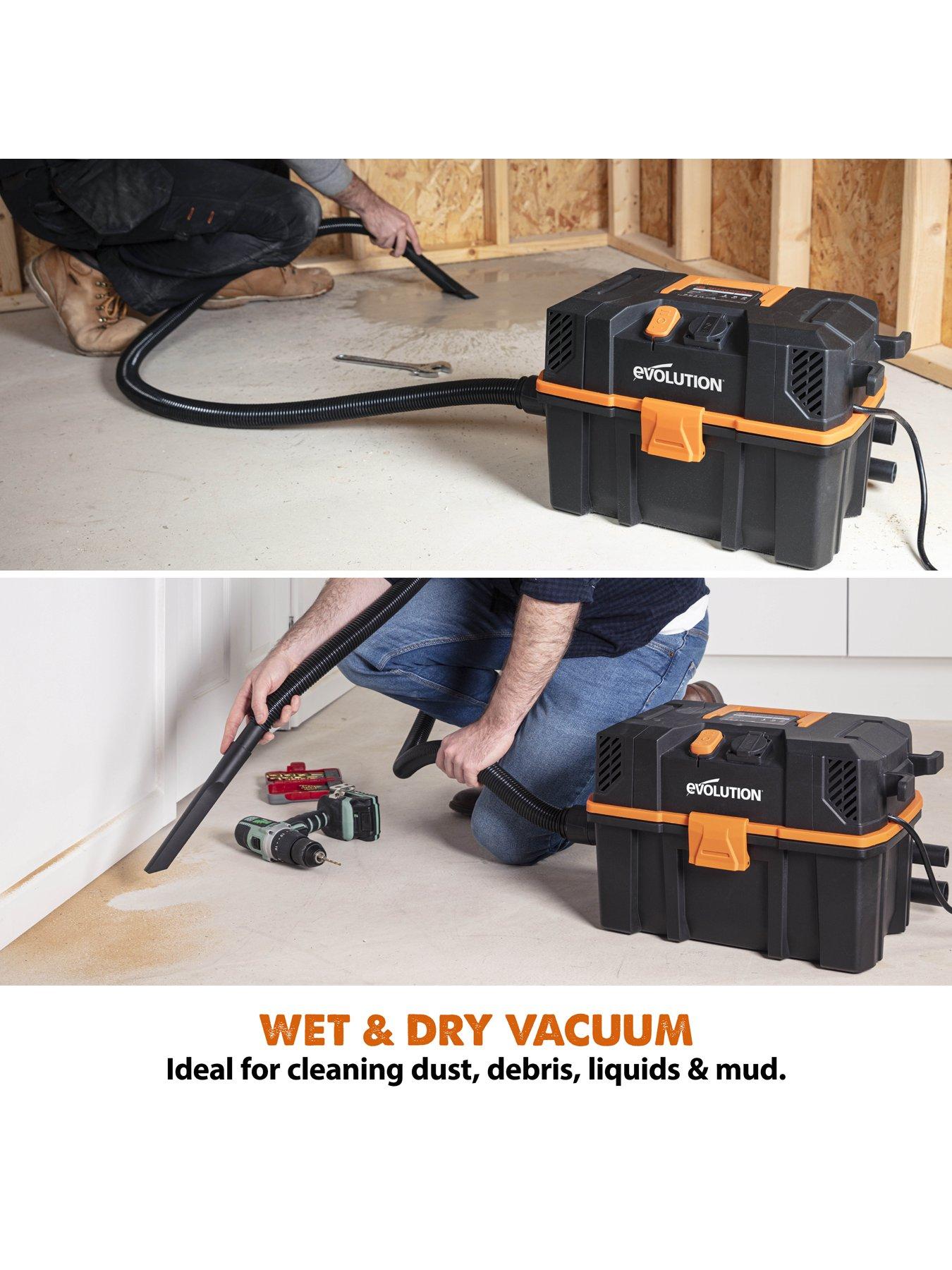 Image 4 of 7 of Evolution Corded Wet &amp; Dry Vaccum with Power Take Off 230v R15VAC