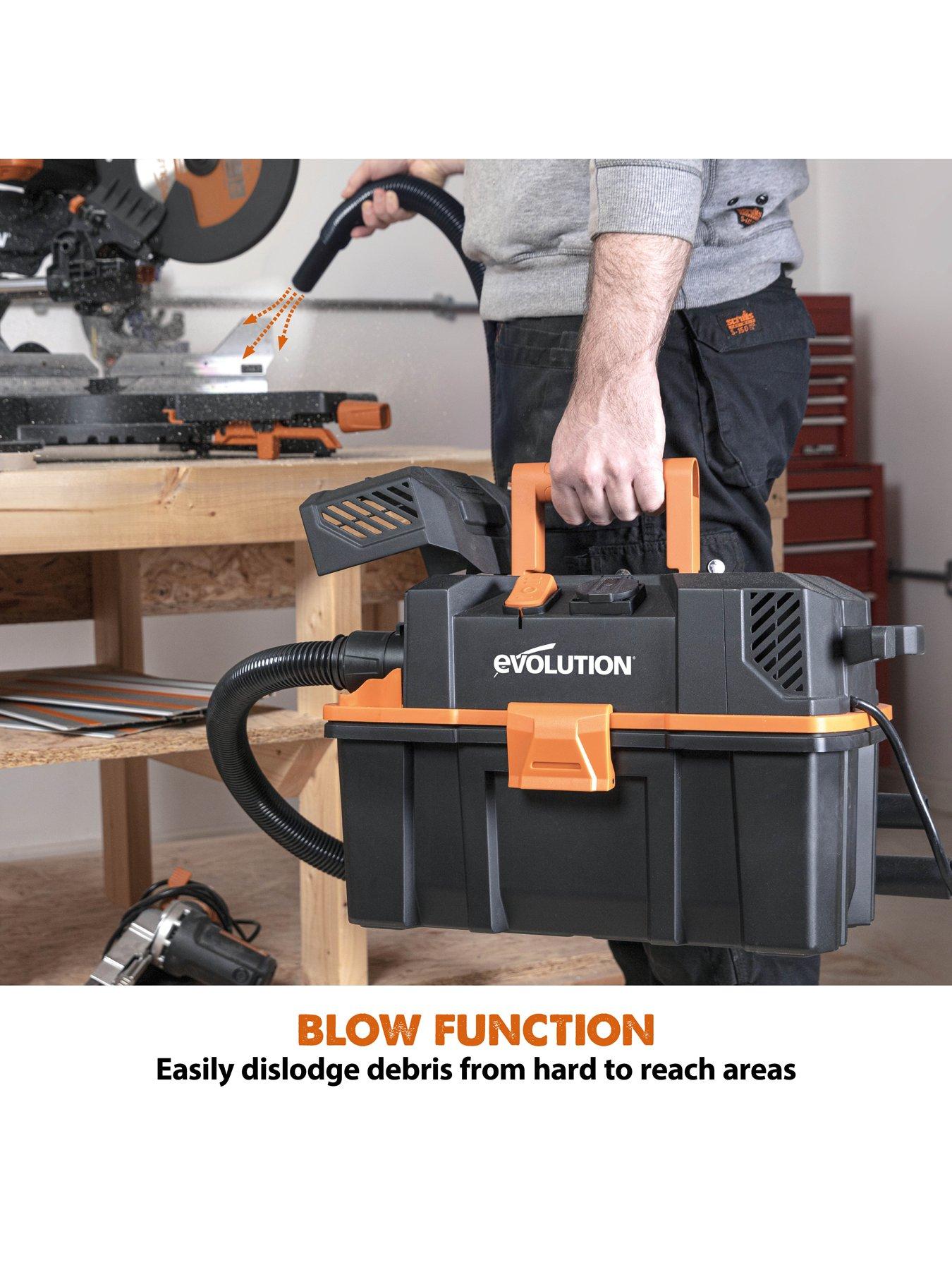 Image 5 of 7 of Evolution Corded Wet &amp; Dry Vaccum with Power Take Off 230v R15VAC
