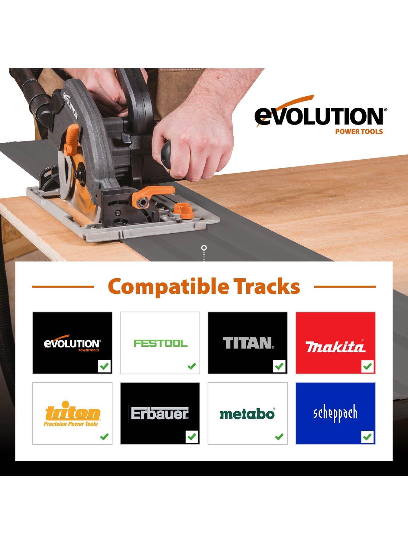 Evolution R185CCSX+ 185mm Track Compatible Circular Saw | Very