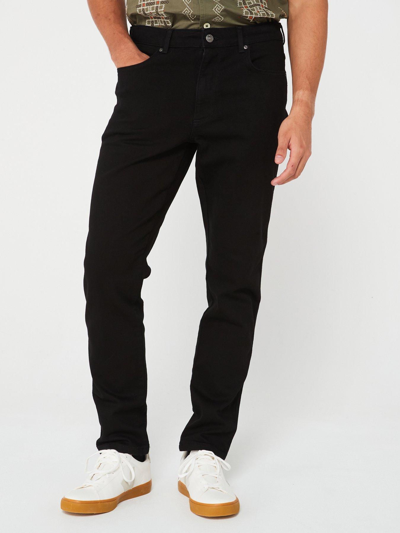 undefined Tapered Black Angler Jean - Black