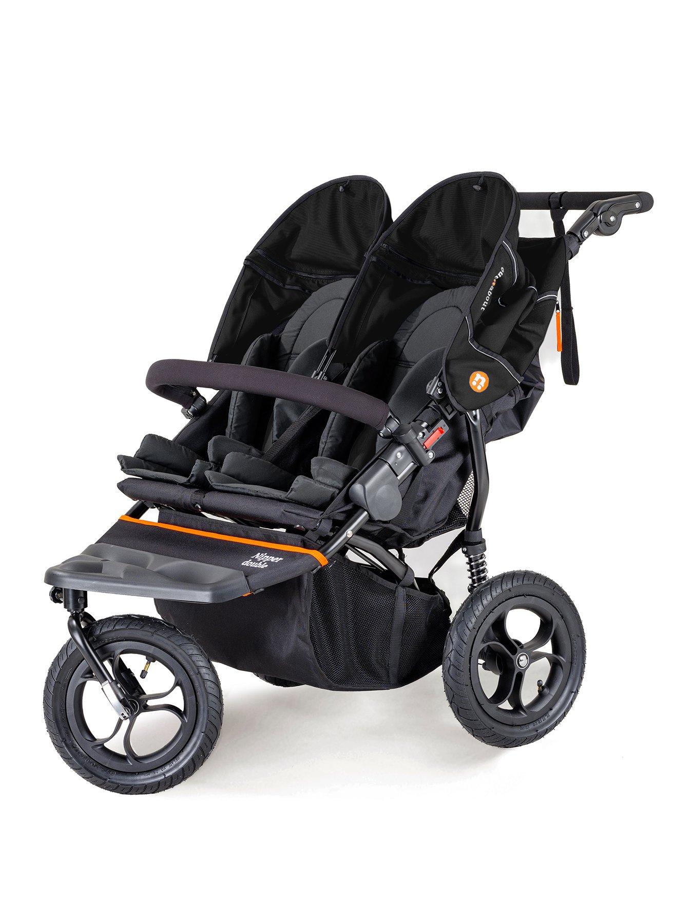 Out n About Nipper Double V5 Pushchair Black Very