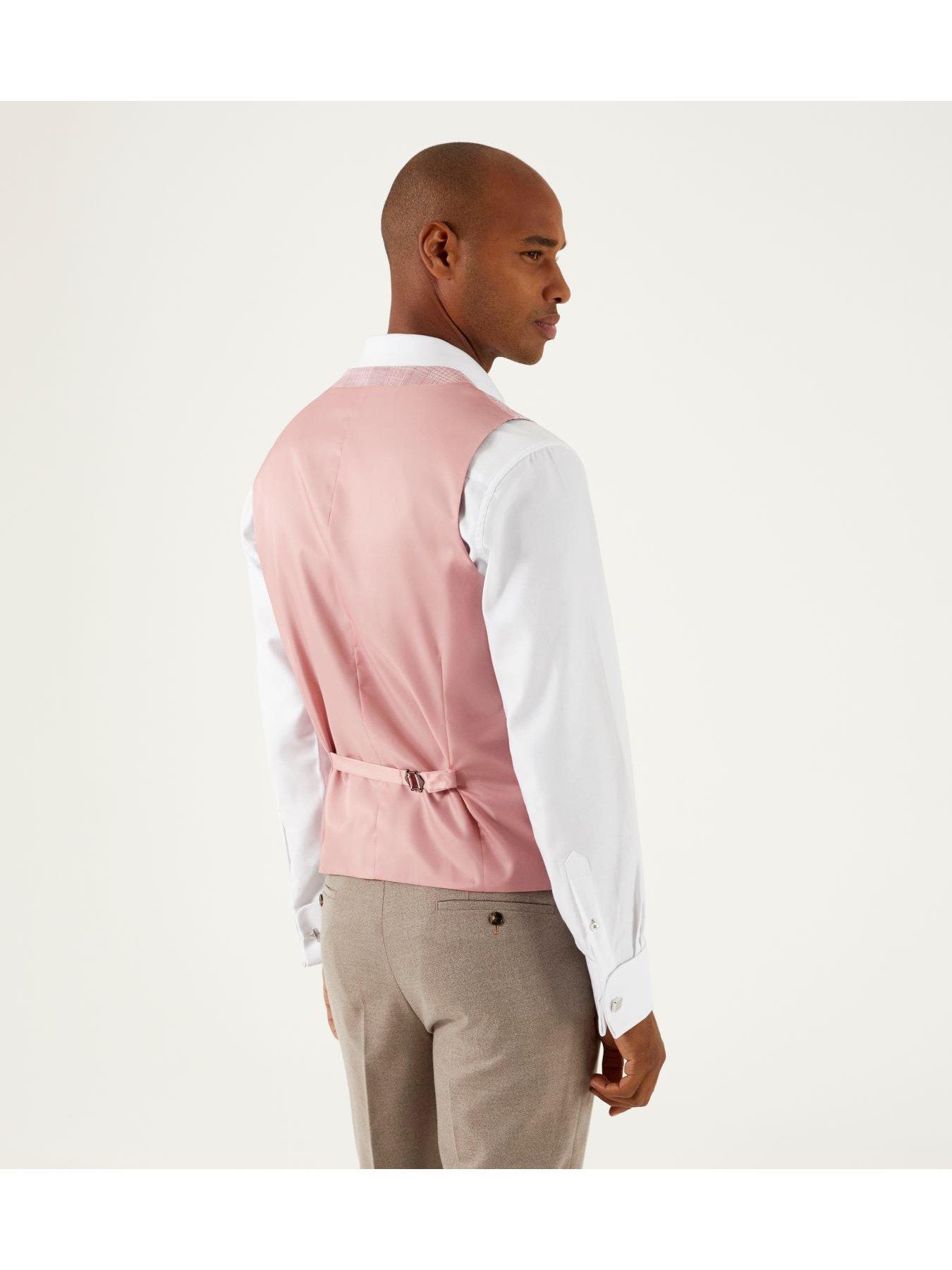 Image 2 of 5 of Skopes Montalvo Check Standard Waistcoat - Pink