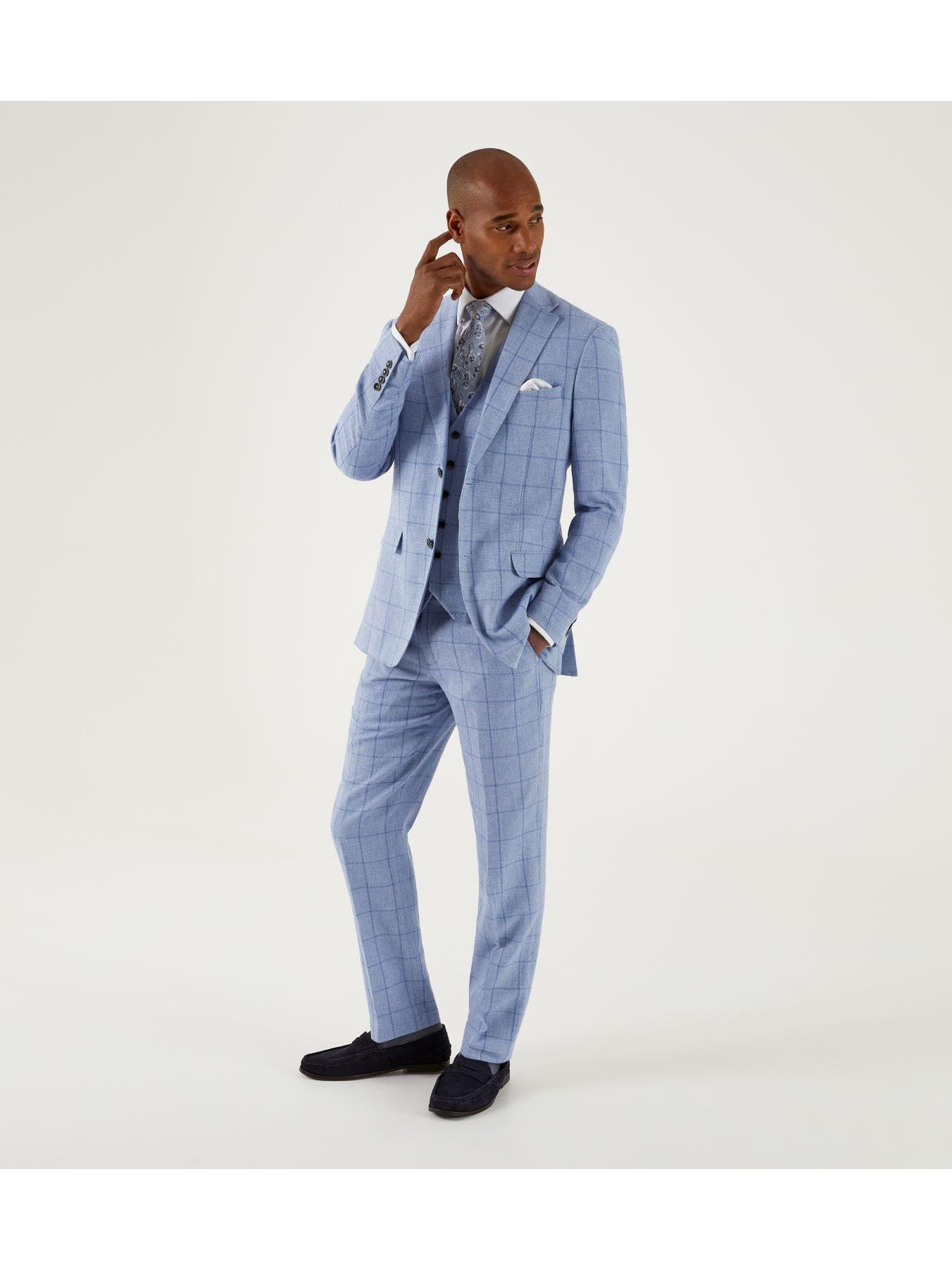 Waistcoat light blue sales