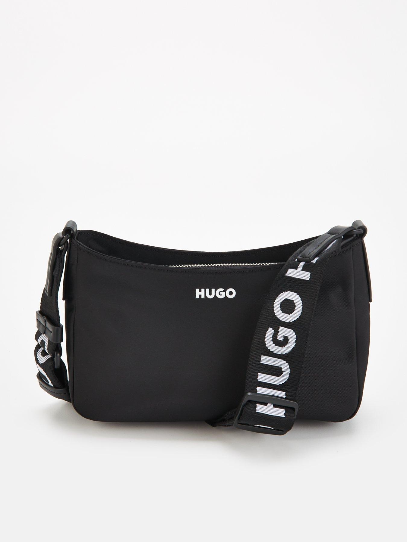 HUGO Bel Small Hobo Crossbody Black Very