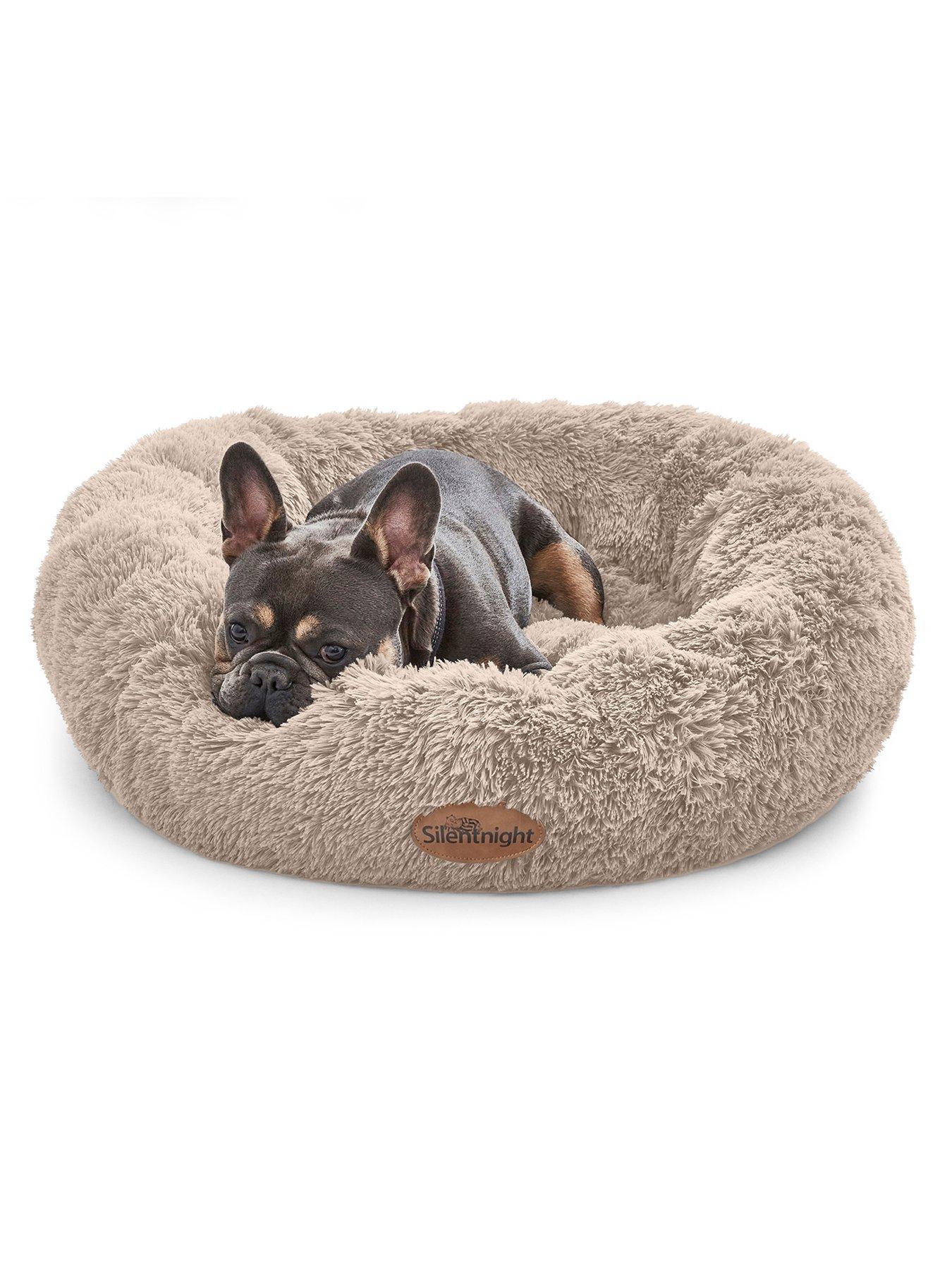 Product photograph of Silentnight Calming Donut Pet Bed - Natural - Large from very.co.uk