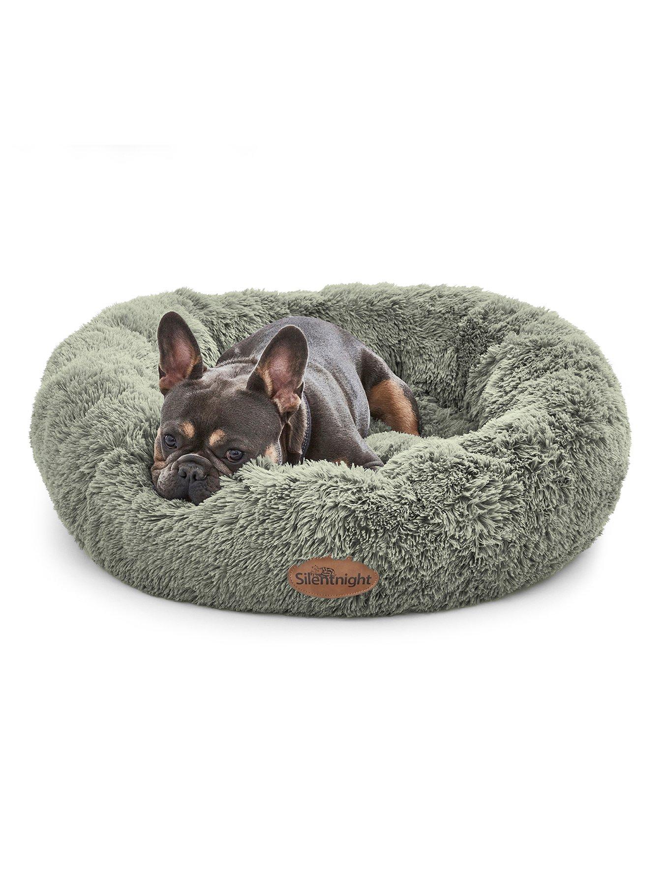 Product photograph of Silentnight Calming Donut Pet Bed - Sage - Large from very.co.uk