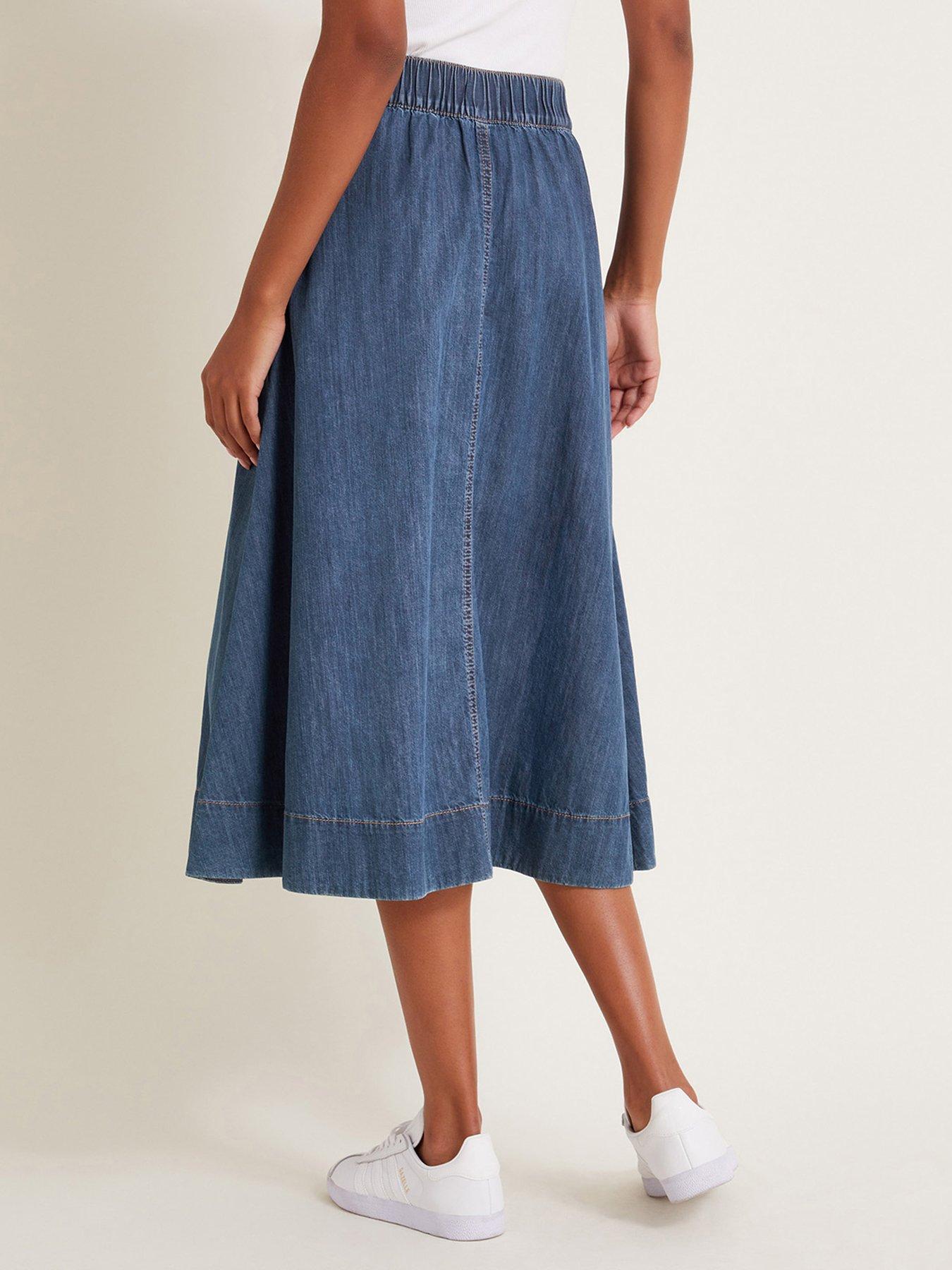 Monsoon Harper Skirt Blue Very