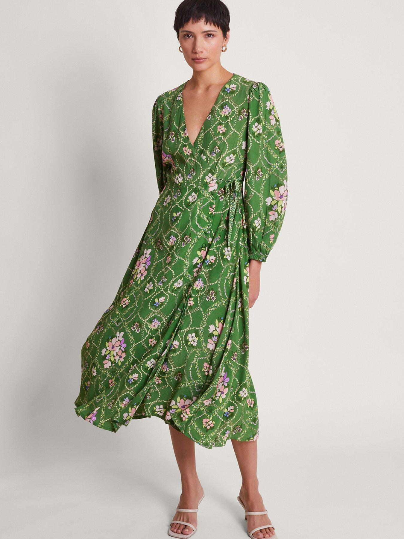 Monsoon wrap dress hot sale