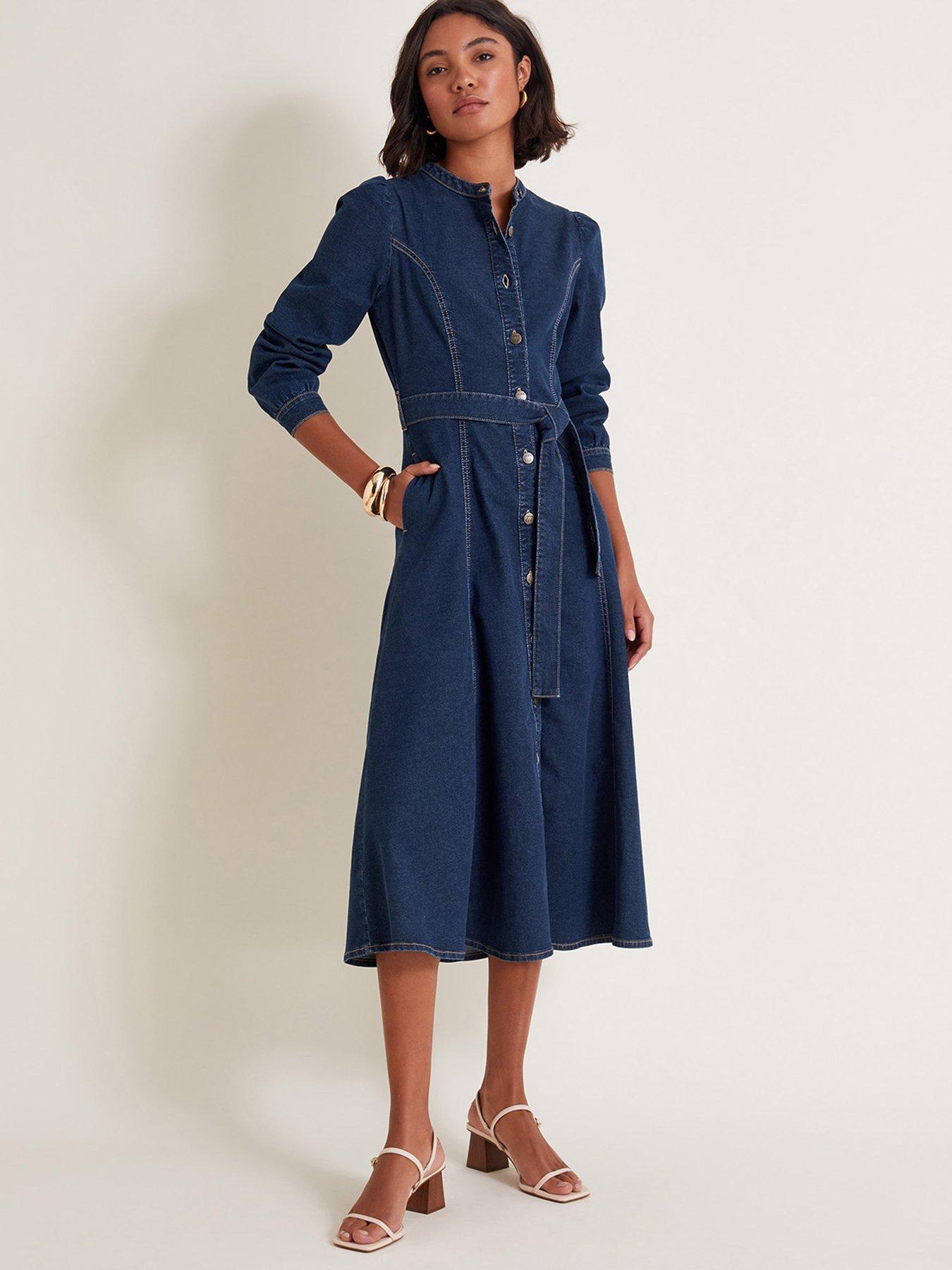 Summer denim dresses uk on sale